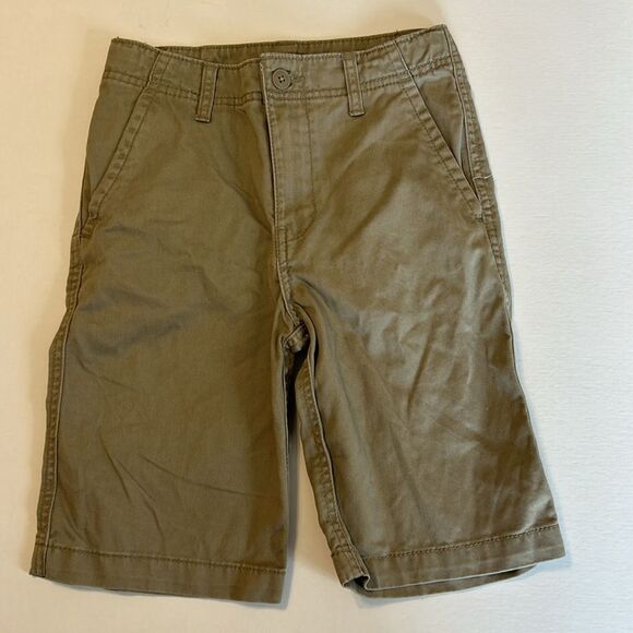 TOMMY HILFIGER NAUTICA GAP Size 12 Cotton Chino Shorts Red Khaki Peach Uniform - Picture 6 of 15